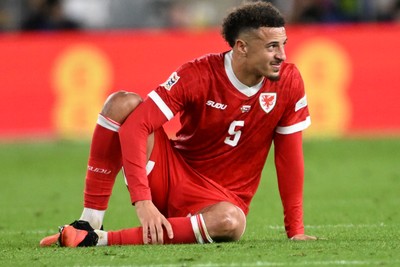 011026 - Wales v Norway - UEFA Nations League - Ethan Ampadu of Wales