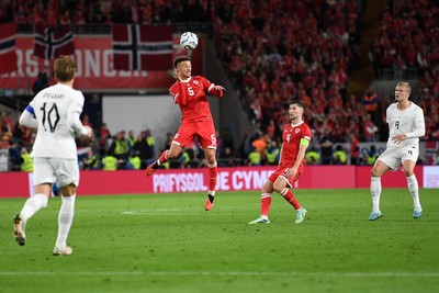 011026 - Wales v Norway - UEFA Nations League - Ethan Ampadu of Wales