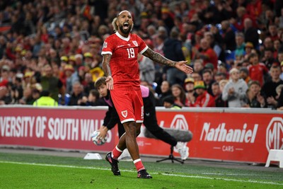 011026 - Wales v Norway - UEFA Nations League - Sorba Thomas of Wales