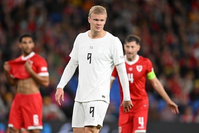 011026 - Wales v Norway - UEFA Nations League - Erling Braut Haaland of Norway