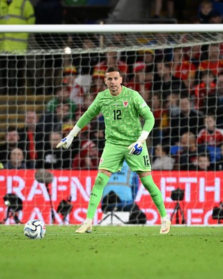011026 - Wales v Norway - UEFA Nations League - Danny Ward of Wales