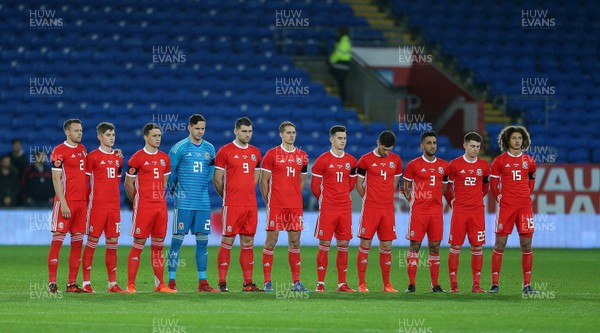141117 - Wales v Panama - International Friendly - Wales hold a minute silence