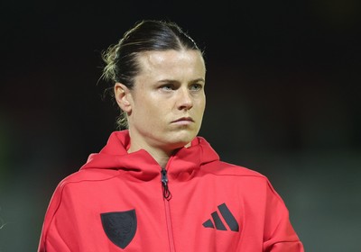 281025 - Wales v Poland, Women’s International Challenge Match -  Hayley Ladd of Wales