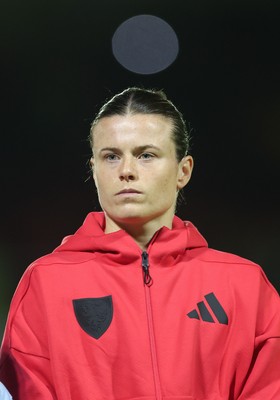 281025 - Wales v Poland, Women’s International Challenge Match -  Hayley Ladd of Wales