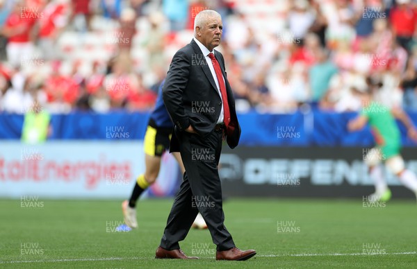 160923 - Wales v Portugal - Rugby World Cup France 2023 - Pool C - Wales Head Coach Warren Gatland during the warm up
