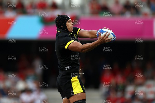 160923 - Wales v Portugal - Rugby World Cup France 2023 - Pool C - Dafydd Jenkins of Wales 