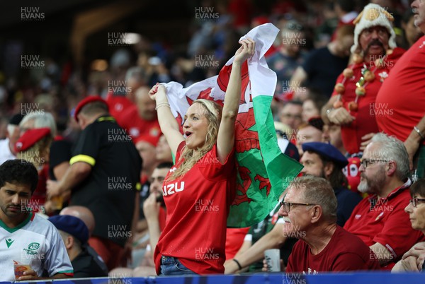 160923 - Wales v Portugal - Rugby World Cup France 2023 - Pool C - Wales fans