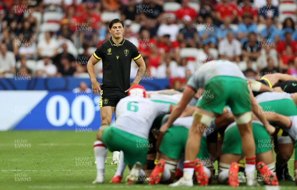 160923 - Wales v Portugal - Rugby World Cup France 2023 - Pool C - Louis Rees-Zammit of Wales 