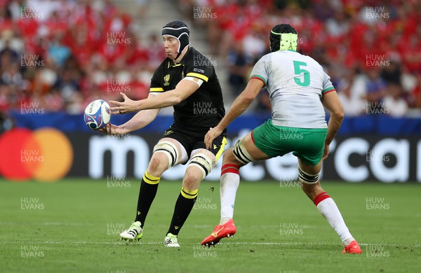 160923 - Wales v Portugal - Rugby World Cup France 2023 - Pool C - Adam Beard of Wales 