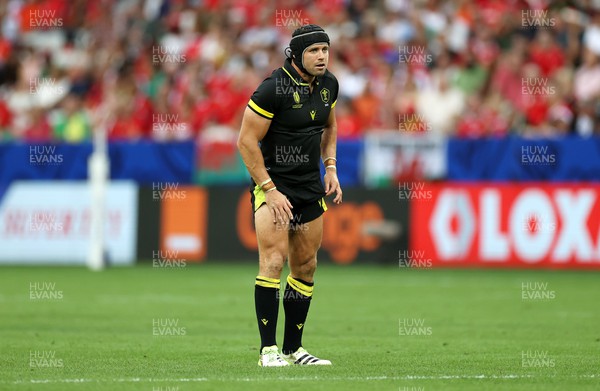 160923 - Wales v Portugal - Rugby World Cup France 2023 - Pool C - Leigh Halfpenny of Wales 