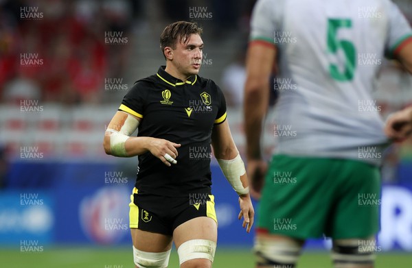 160923 - Wales v Portugal - Rugby World Cup France 2023 - Pool C - Taine Basham of Wales 