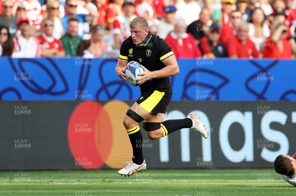 160923 - Wales v Portugal - Rugby World Cup France 2023 - Pool C - Jac Morgan of Wales
