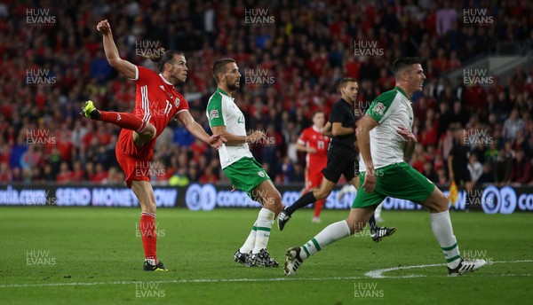 060918 - Wales v Republic of Ireland - UEFA Nations League - Gareth Bale of Wales scores a goal