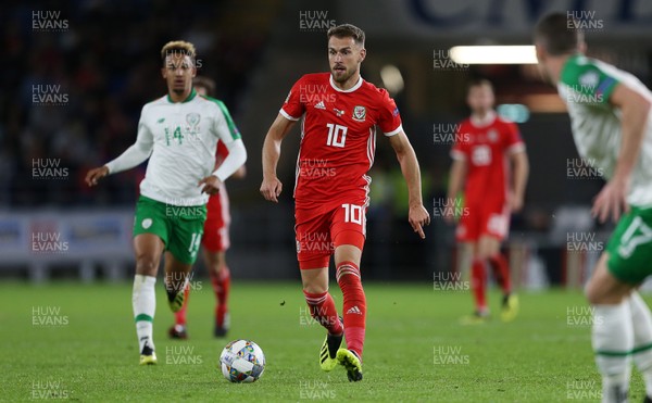 060918 - Wales v Republic of Ireland - UEFA Nations League - Aaron Ramsey of Wales