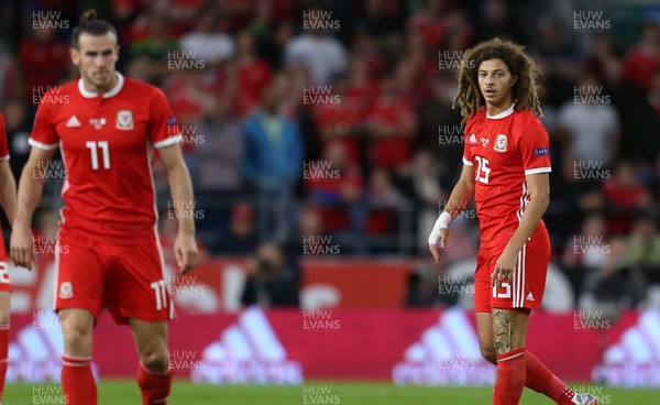 060918 - Wales v Republic of Ireland - UEFA Nations League - Gareth Bale and Ethan Ampadu of Wales
