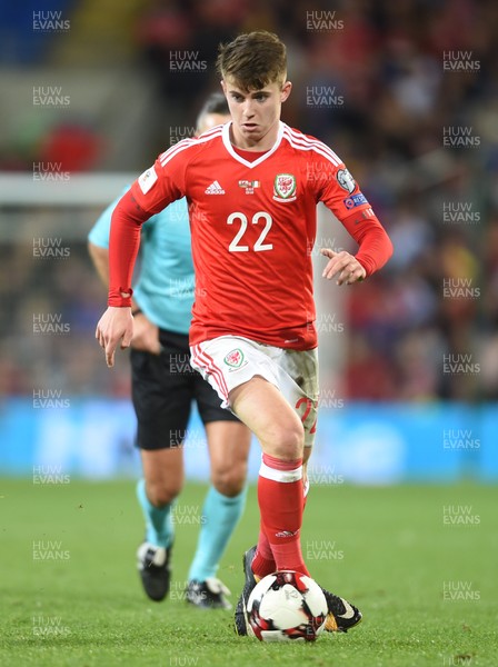 091017 - Wales v Republic of Ireland - FIFA World Cup Qualifier 2018 - Ben Woodburn of Wales