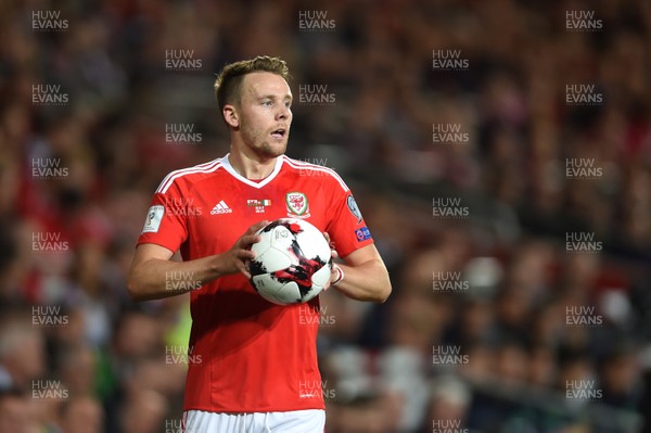 091017 - Wales v Republic of Ireland - FIFA World Cup Qualifier 2018 - Chris Gunter of Wales