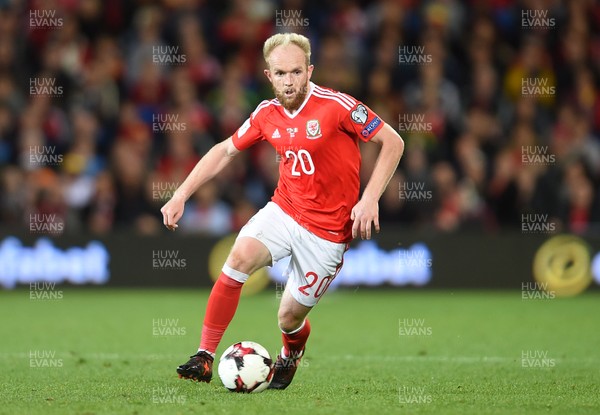 091017 - Wales v Republic of Ireland - FIFA World Cup Qualifier 2018 - Jonathan Williams of Wales