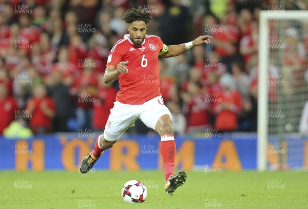 091017 - Wales v Republic of Ireland, FIFA World Cup 2018 Qualifier - Ashley Williams of Wales