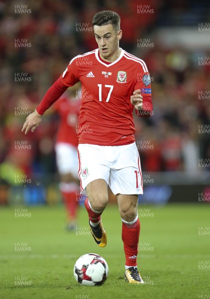 091017 - Wales v Republic of Ireland, FIFA World Cup 2018 Qualifier - Tom Lawrence of Wales