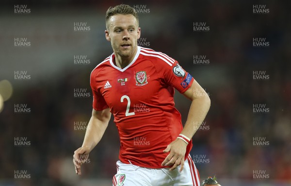 091017 - Wales v Republic of Ireland, FIFA World Cup 2018 Qualifier - Chris Gunter of Wales