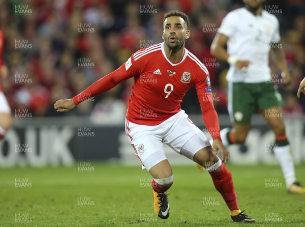 091017 - Wales v Republic of Ireland, FIFA World Cup 2018 Qualifier - Hal Robson-Kanu of Wales