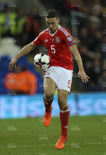 091017 - Wales v Republic of Ireland, FIFA World Cup 2018 Qualifier - James Chester of Wales