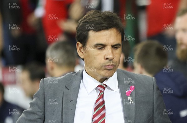 091017 - Wales v Republic of Ireland, FIFA World Cup 2018 Qualifier - Wales manager Chris Coleman