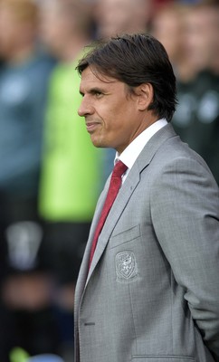 140813 - Wales v Republic of Ireland, International Friendly -  Manager of Wales Chris Coleman 