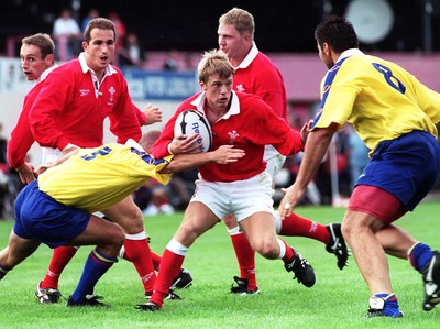 300897 - Wales v Romania - Kevin Morgan of Wales