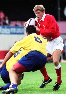 300897 - Wales v Romania - Kevin Morgan of Wales