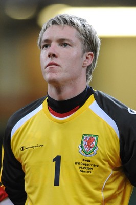 09.09.09 - Wales v Russia - World Cup 2010 Qualifier Group Four - Wayne Hennessey of Wales. 
