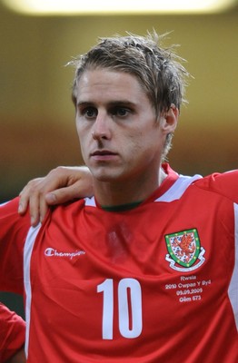 09.09.09 - Wales v Russia - World Cup 2010 Qualifier Group Four - David Edwards of Wales. 