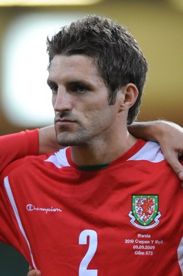 09.09.09 - Wales v Russia - World Cup 2010 Qualifier Group Four - Sam Ricketts of Wales. 