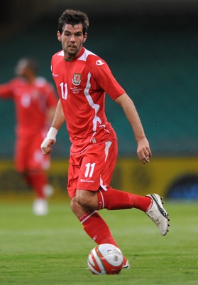 09.09.09 - Wales v Russia - World Cup 2010 Qualifier Group Four - Joe Ledley of Wales. 