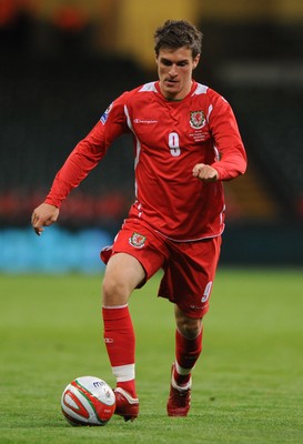 09.09.09 - Wales v Russia - World Cup 2010 Qualifier Group Four - Aaron Ramsey of Wales. 