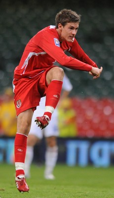 09.09.09 - Wales v Russia - World Cup 2010 Qualifier Group Four - Aaron Ramsey of Wales. 