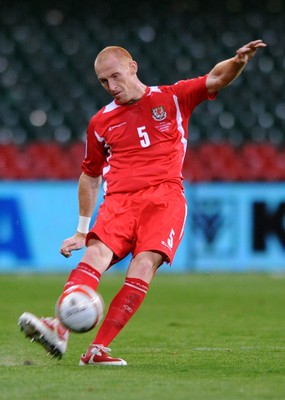 09.09.09 - Wales v Russia - World Cup 2010 Qualifier Group Four - James Collins of Wales. 