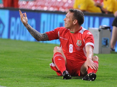 09.09.09 - World Cup Qualifying Group 4 Wales v Russia Wales' Craig Bellamy   