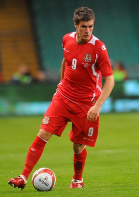 09.09.09 - World Cup Qualifying Group 4 Wales v Russia Wales' Aaron Ramsey   