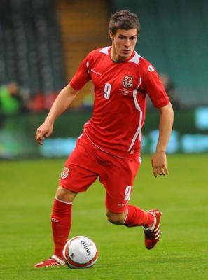 09.09.09 - World Cup Qualifying Group 4 Wales v Russia Wales' Aaron Ramsey   
