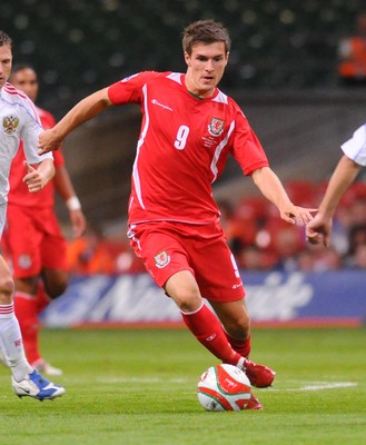 09.09.09 - World Cup Qualifying Group 4 Wales v Russia Wales' Aaron Ramsey   
