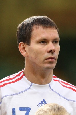 09.09.09 - Wales v Russia, World Cup Qualifying Group 4 -  Russia's Konstantin Zyryanov  