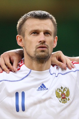 09.09.09 - Wales v Russia, World Cup Qualifying Group 4 -  Russia's Serget Semak  