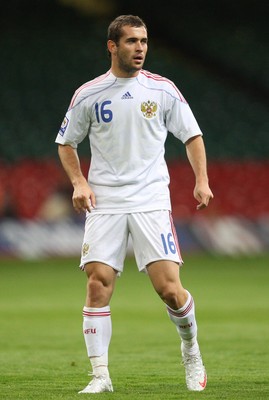 09.09.09 - Wales v Russia, World Cup Qualifying Group 4 -  Russia's Alexander Kerzhakov 