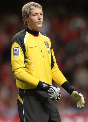 09.09.09 - Wales v Russia, World Cup Qualifying Group 4 -  Wales' keeper Wayne Hennessey   