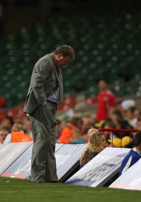 09.09.09 - Wales v Russia, World Cup Qualifying Group 4 -  Wales manager John Toshack  
