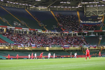 09.09.09 - Wales v Russia, World Cup Qualifying Group 4 -  Russian fans watch as their team beat Wales 1-3  