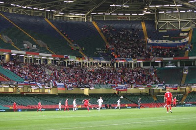09.09.09 - Wales v Russia, World Cup Qualifying Group 4 -  Russian fans watch as their team beat Wales 1-3  