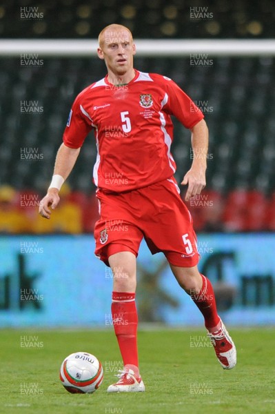 09.09.09 - Wales v Russia - World Cup 2010 Qualifier Group Four - James Collins of Wales. 